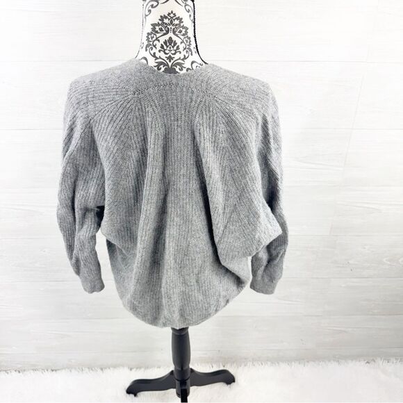 Sori V-Neck Wool Cashmere Blend Dolman Sweater - Picture 4 of 7